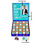 Personalised Just Smile Chocolate Gift Box