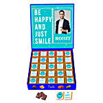 Personalised Just Smile Chocolate Gift Box