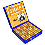 Personalised Keep Smiling Chocolate Box For Boyfriend