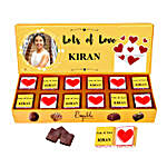 Personalised Lots Of Love Chocolates For Her