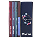 Daarzel Dark Chocolates Congratulations Gift Pack Of 4