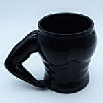 Muscular Man Ceramic Black Coffee Mug