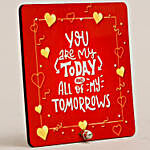 Love Quote Table Top With Dairy Milk & 5 Star
