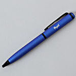 Personalised Blue Roller Ball Pen
