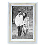 Personalised White Toned Table Top Photo Frame