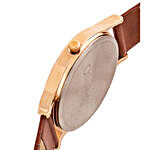 Leather Strap 2 Cats Wrist Watch