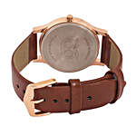 Leather Strap Aztec Owl Wrist Watch