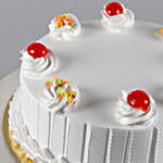 Fresh Vanilla Cake Half kg Eggless