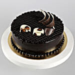 Rich Chocolate Splash Cake Half kg Eggless