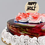 Happy Holi Cake & Syngonium Plant Combo