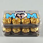 Personalised I Love You Mom Ferrero Rocher Box