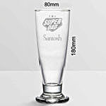 Ocean Tiara Footed Personalised Glass- Set Of 2