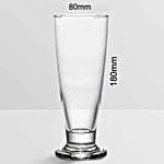 Ocean Tiara Footed Personalised Glass- Set Of 2
