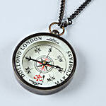 Dolland Chained Compass With Personalised Wooden Box
