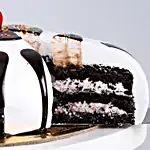 Black Forest Designer Cake- Half Kg