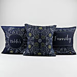 Family Personalised Cushion Cover- Set Of 3