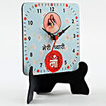 Meri Pyaari Maa Personalised Table Clock And Wish Tree