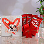 Mom I Love U Table Top & Kitkat Combo
