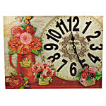 English Contry Wooden Painting Wall Clock