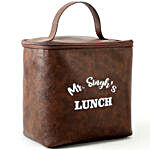 Personalised Brown Lunch Bag