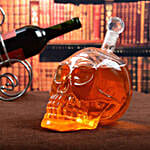 Scarily Cool Skull Shaped Glass Decanter- 1000 ml