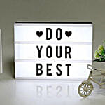 Cute LED Cinema Light Box Lamp