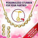 Personalised Exclusive Gold Pendant Set