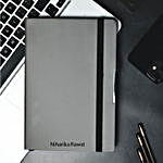 Charcoal Personalised Grey Cover A5 Diary