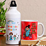 Love U Mom Ceramic Mug And Bottle