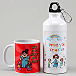 Love U Mom Ceramic Mug And Bottle