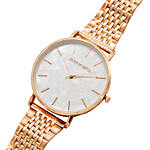 White Dial Rose Gold Watch