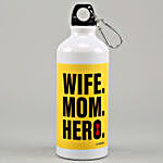 Wife Mom Hero Water Bottle & MamaEarth Skin Care Hamper