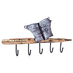 Iron Pen Book Style Wall Hanging Key Holder