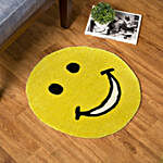 Cute & Vibrant Smiley Round Rug