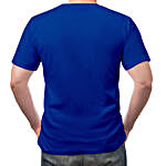 Personalised Awesome Dad Royal Blue T-Shirt- Small