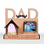 Personalised Cute Egg Lamp For Dad