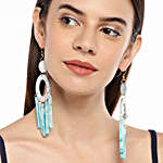 Multicolour Resin Tassel Earrings