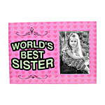 Personalised Photo Frame For Best Sister