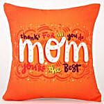polyester thanks for all you do mom cushion