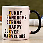 Happy Fathers Day Ceramic Magic Mug