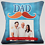 Personalised Dad Mustache Cushion