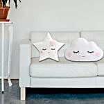 D&Y Cloud & Star Shaped Cushion Pillow- Set Of 2