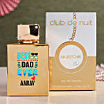 Personalised Best Dad Ever Club De Nuit Milestone EDP