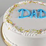 Dad Special Vanilla Cake Half Kg