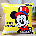 Disney Mickey Mouse Birthday Cushion-