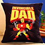 Marvel Invincible Dad Printed Cushion
