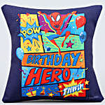 Spiderman Birthday Hero Cushion