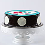 I Love You Dad Photo Cake