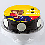 Mere Hero Papa Photo Cake
