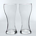Personalised Happy Fathers Day Beer Glass Set Of 2
